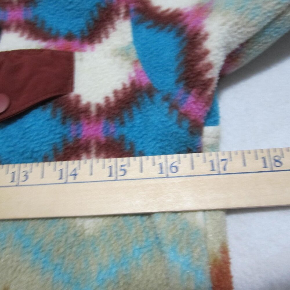 PATAGONIA Wmns XXS Timber Twist Aztec SYNCHILLA SNAP-T FLEECE PULLOVER Sweater - Picture 10 of 12